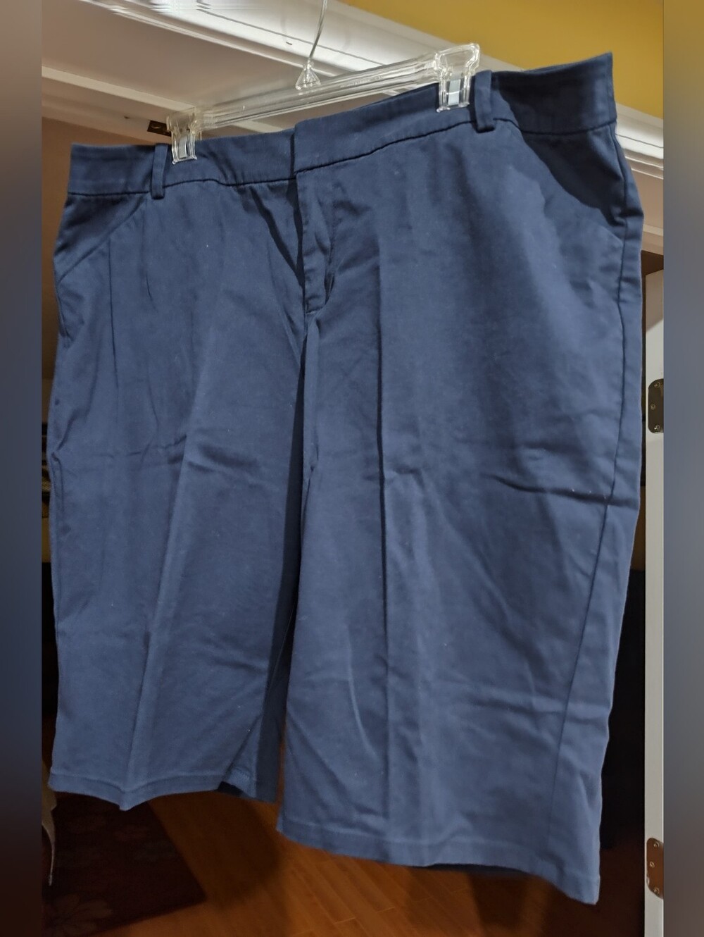 WOMEN'S Lane Bryant Navy Blue Knee-Length Shorts